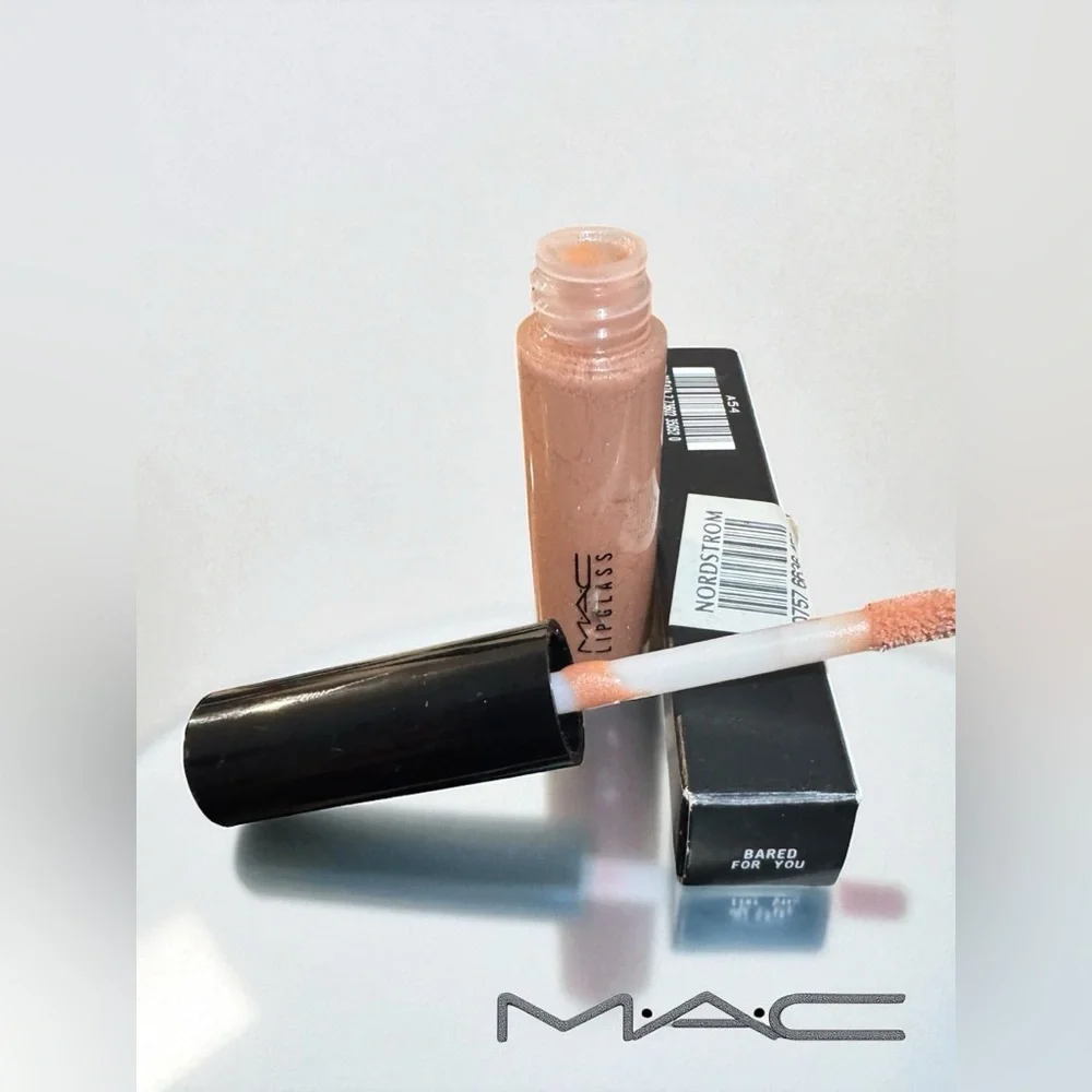 MAC BARED FOR YOU LIPGLASS. NEW IN BOX. LIMITED EDITION.